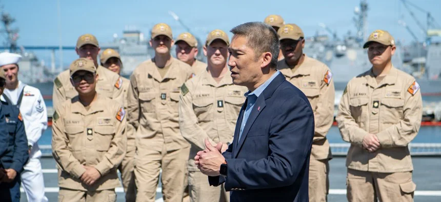 Acting Navy Secretary Refuses to Send His Son to War.