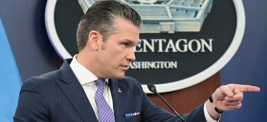 "Iranian missile and drone attacks at lowest level in 24 hours, Hegseth claims."