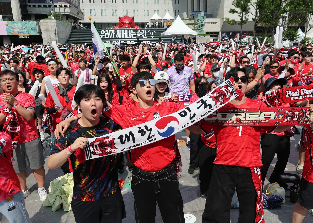 Korea Unites in Celebration.