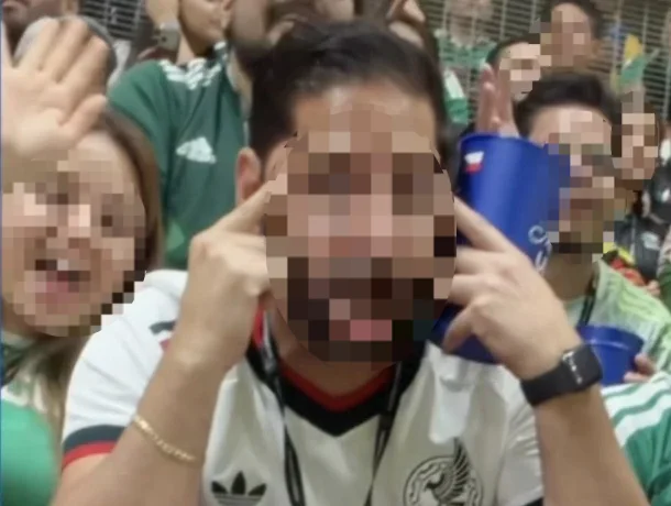 Mexican group hits back at slant-eye gesture backlash.