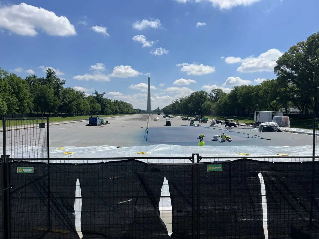 Mixed Reaction to Trump's D.C. Reflecting Pool Project.