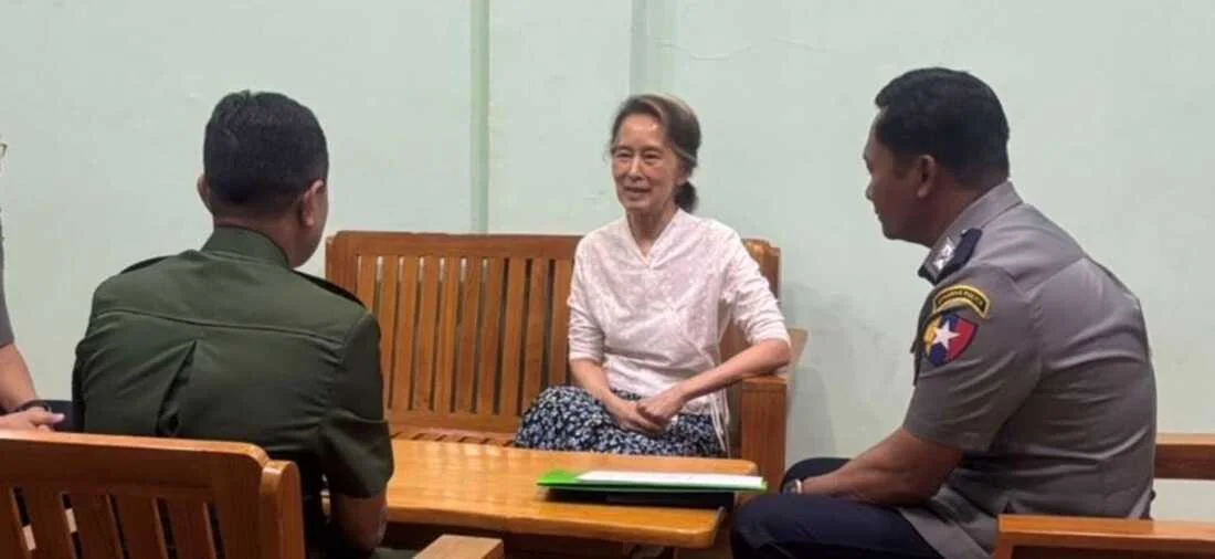 Myanmar seeks to repair its image with Suu Kyi gesture.