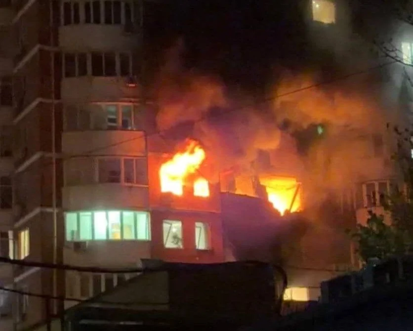 Russian drones strike Odesa, injuring 16.