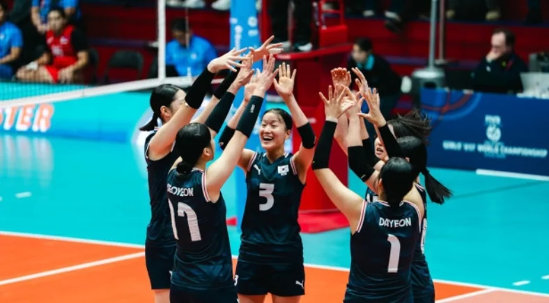 South Korea Advances to U-17 Volleyball Quarterfinals