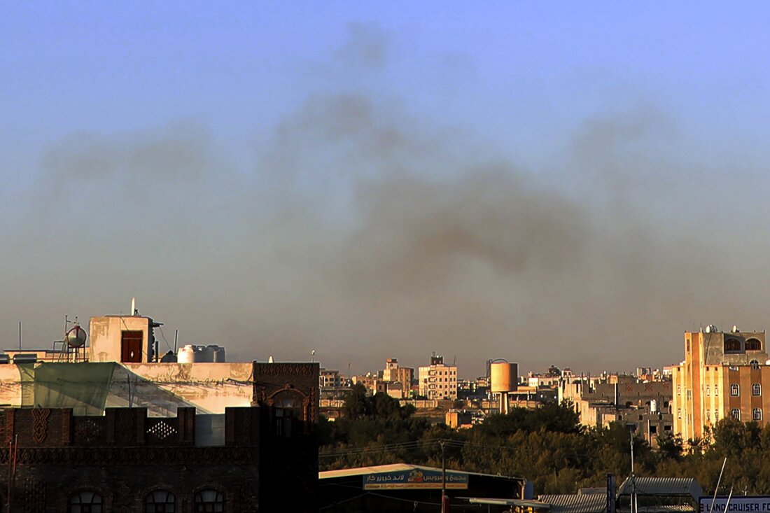 Israel attacks Yemen's Sanaa; WHO head near site.