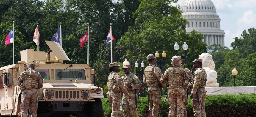 National Guard Deployed to D.C. for Trump
