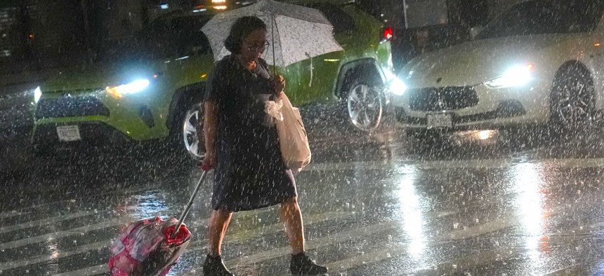 NYC flood defenses at risk from FEMA cuts.
