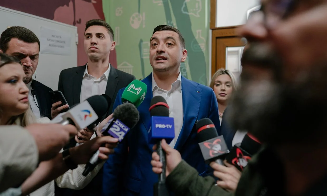 Simion Disputes Romanian Election, Claims Foreign Meddling
